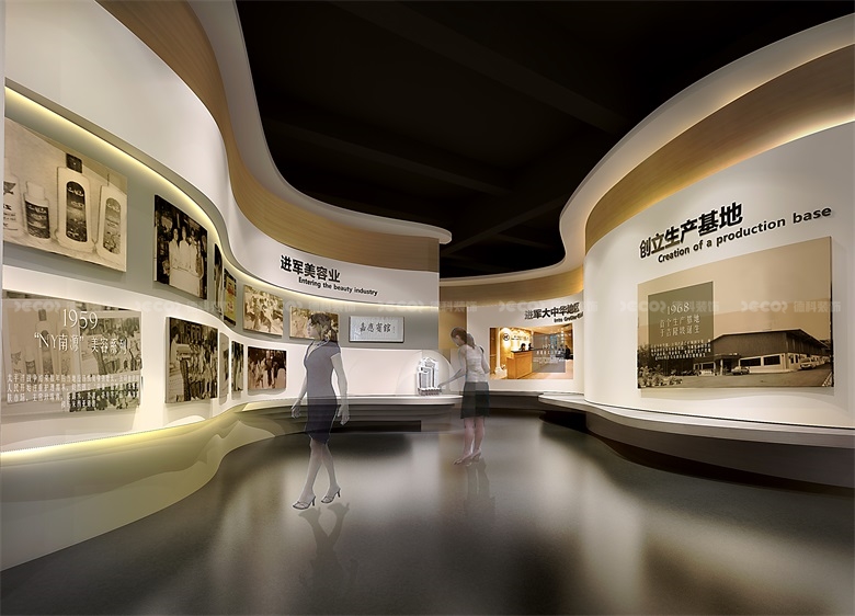 如何在企業(yè)傳統(tǒng)靜態(tài)展館裝修中展示企業(yè)的歷史？